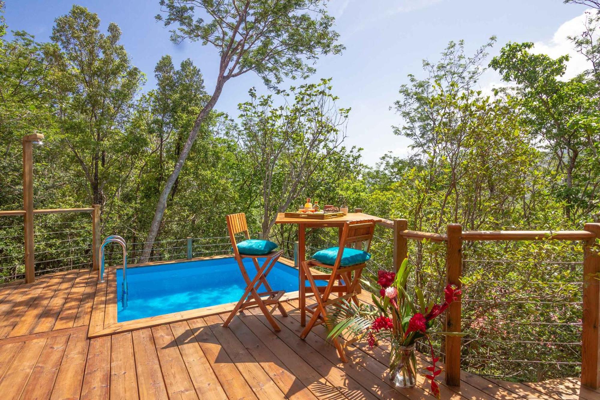 Au Jardin Des Colibris Ecolodge&Spa Деше Экстерьер фото